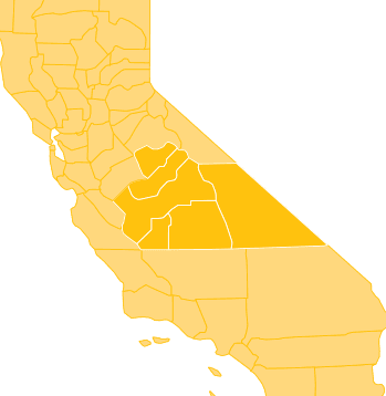 Fresno Chapter Map