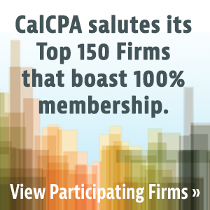 CalCPA salutes its Top 100 Firms that boast 100% membership.